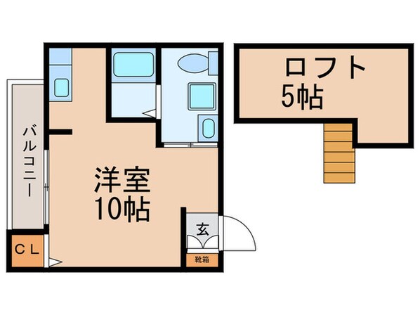 Vitesse箱崎の物件間取画像